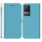 For Xiaomi Redmi K50 / K50 Pro Imitated Mirror Surface Horizontal Flip Leather Phone Case(Blue) - 1