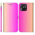 For Xiaomi Redmi 10C Imitated Mirror Surface Horizontal Flip Leather Phone Case(Gradient Color) - 1
