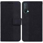 For OnePlus Nord CE 5G Geometric Embossed Leather Phone Case(Black) - 1