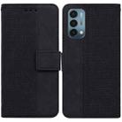 For OnePlus Nord N200 5G Geometric Embossed Leather Phone Case(Black) - 1