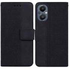 For OnePlus Nord N20 5G Geometric Embossed Leather Phone Case(Black) - 1