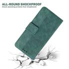 For Samsung Galaxy M42 5G Geometric Embossed Leather Phone Case(Green) - 5