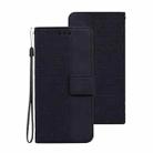 For Samsung Galaxy M42 5G Geometric Embossed Leather Phone Case(Black) - 2