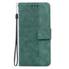 For OPPO Realme 8 5G / Realme V13 5G Geometric Embossed Leather Phone Case(Green) - 2