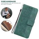 For OPPO Realme 8 5G / Realme V13 5G Geometric Embossed Leather Phone Case(Green) - 7