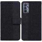 For OPPO Realme GT Master / Q3 Pro 5G Geometric Embossed Leather Phone Case(Black) - 1