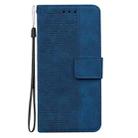 For Xiaomi 12 Pro Geometric Embossed Leather Phone Case(Blue) - 2
