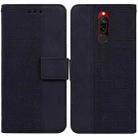 For Xiaomi Redmi 8 / 8A Geometric Embossed Leather Phone Case(Black) - 1