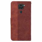 For Xiaomi Redmi Note 9 / 10X 4G Geometric Embossed Leather Phone Case(Brown) - 3