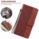 For Xiaomi Redmi Note 9 / 10X 4G Geometric Embossed Leather Phone Case(Brown) - 7