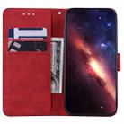 For Xiaomi Redmi Note 11 / Note 11S Geometric Embossed Leather Phone Case(Red) - 4