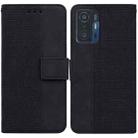 For Xiaomi Mi 11T / 11T Pro Geometric Embossed Leather Phone Case(Black) - 1