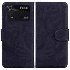 For Xiaomi Poco M4 Pro Tiger Embossing Pattern Horizontal Flip Leather Phone Case(Black) - 1