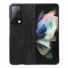 For Huawei Mate X2 Yellow Cow Texture PU Phone Case(Black) - 1