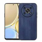 For Honor X30 Yellow Cow Texture PU Phone Case(Blue) - 1