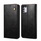 For OPPO Realme Q3T / K9S / Realme Q3s Simple Wax Crazy Horse Texture Horizontal Flip Leather Phone Case with Card Slots & Holder(Black) - 1