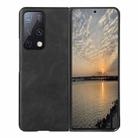 For Huawei Mate X2 Cowhide Texture PU Phone Case(Black) - 1