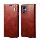 For OnePlus Nord N20 5G Oil Wax Crazy Horse Texture Leather Phone Case(Brown) - 1