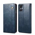For OnePlus Nord N20 5G Oil Wax Crazy Horse Texture Leather Phone Case(Blue) - 1