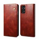 For Xiaomi Redmi Note 11 Pro 4G / 5G Oil Wax Crazy Horse Texture Leather Phone Case(Brown) - 1