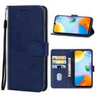 Leather Phone Case For Xiaomi Redmi 10C(Blue) - 1