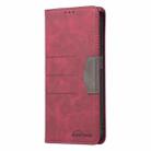 For OPPO Realme 9 Pro+ Magnetic Splicing Leather Phone Case(Red) - 2
