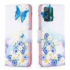 For OPPO Realme 9 Pro Colored Drawing Pattern Horizontal Flip Leather Case with Holder & Card Slots & Wallet(Butterfly Love) - 1