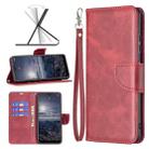 For Nokia G21 / G11 Retro Lambskin Texture Leather Phone Case(Red) - 1