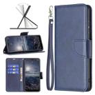 For Nokia G21 / G11 Retro Lambskin Texture Leather Phone Case(Blue) - 1