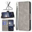 For Nokia G21 / G11 Retro Lambskin Texture Leather Phone Case(Grey) - 1