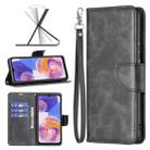 For Samsung Galaxy A23 5G Retro Lambskin Texture Leather Phone Case(Black) - 1