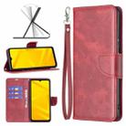 For ZTE Blade A71 Retro Lambskin Texture Leather Phone Case(Red) - 1