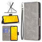 For ZTE Blade A71 Retro Lambskin Texture Leather Phone Case(Grey) - 1