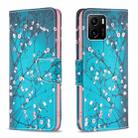 For vivo Y15s Colored Drawing Pattern Leather Phone Case(Plum Blossom) - 1