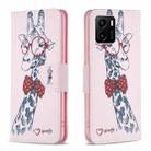 For vivo Y15s Colored Drawing Pattern Leather Phone Case(Deer) - 1