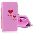 For Xiaomi Redmi Note 8 Horizontal Flip Leather Case with Holder & Card Slots & Wallet(A Red Heart) - 1