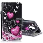 For Huawei Nova 5i Pro Horizontal Flip Leather Case with Holder & Card Slots & Wallet(Little Peach Heart) - 1