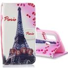For Galaxy M30s Horizontal Flip Leather Case with Holder & Card Slots & Wallet(LOVE Tower) - 1