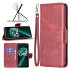 For OPPO Realme 9 Pro Retro Lambskin Texture Leather Phone Case(Red) - 1