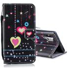 For Galaxy Note 10 Pro Horizontal Flip Leather Case with Holder & Card Slots & Wallet(Colored Heart) - 1