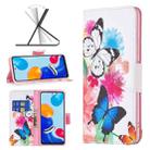 For Xiaomi Redmi Note 11 International Version Colored Drawing Pattern Leather Phone Case(Butterflies) - 1