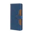 For Sony Xperia Ace II Skin Feel Straw Hat Magnetic Buckle Leather Phone Case(Blue) - 2