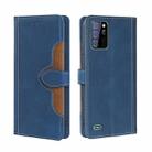 For Oukitel C25 Skin Feel Straw Hat Magnetic Buckle Leather Phone Case(Blue) - 1