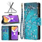 For vivo Y15s Colored Drawing Pattern Zipper Horizontal Flip Leather Phone Case(Plum Blossom) - 1