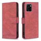 For vivo Y15s Magnetic Clasp RFID Blocking Anti-Theft Leather Phone Case(Red) - 1