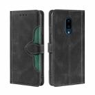 For Sharp Aquos Zero 2 SHV47 SH-01M Skin Feel Straw Hat Magnetic Buckle Leather Phone Case(Black) - 1