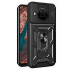 For Nokia X100 Sliding Camera Cover Design TPU + PC Protective Phone Case(Black) - 1