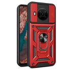 For Nokia X100 Sliding Camera Cover Design TPU + PC Protective Phone Case(Red) - 1