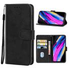 Leather Phone Case For OPPO Realme Narzo 50A Prime(Black) - 1