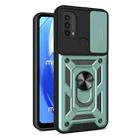 For Motorola Moto G Power (2022) Sliding Camera Cover TPU+PC Phone Case(Green) - 1